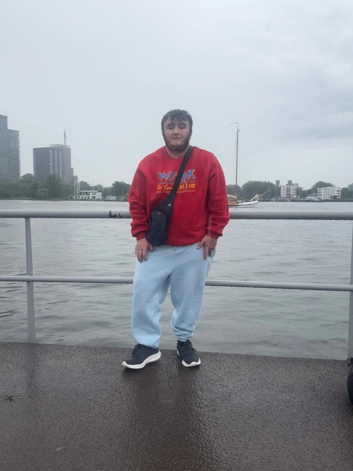 Callum Anthony Lamb standing by the river
